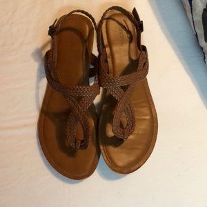 Brown sandals